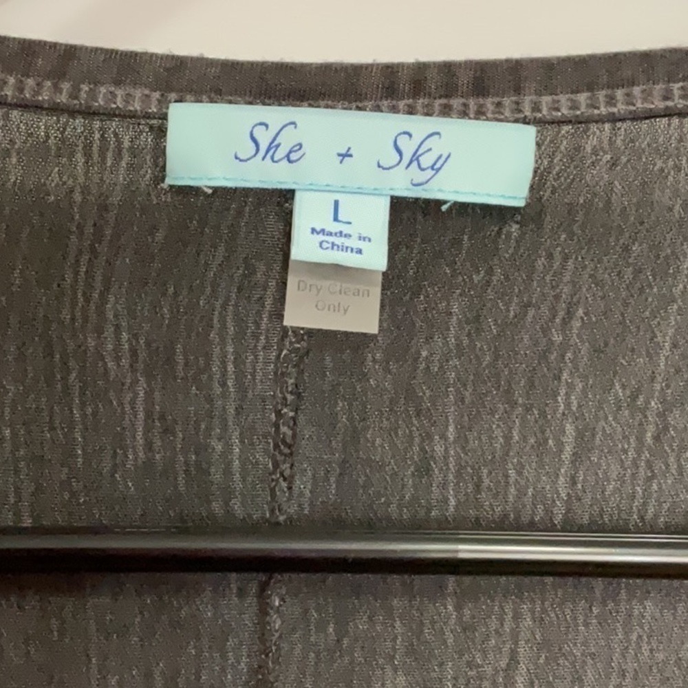 She + Sky Button Front Cardigan/Kimono - Picture 2 of 5